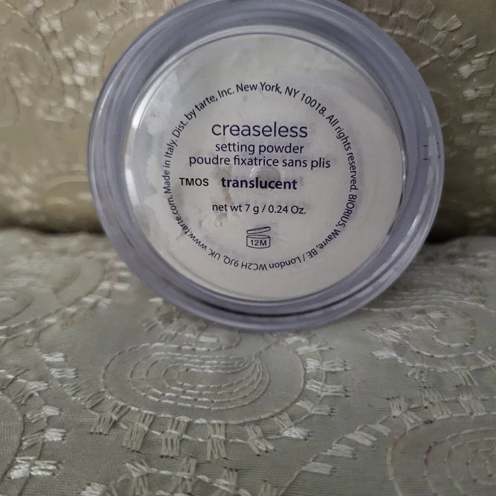 Tarte Creaseless Setting & Brightening Powder in Translucent 0.24 oz